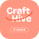 CraftHive - Creative Workshop Website Figma Template - ThemeForest Item for Sale